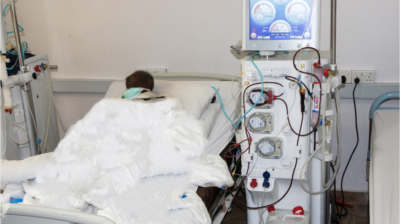 Dialysis treatment unit
