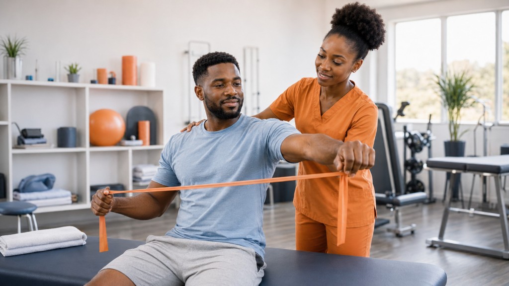 Physiotherapy session